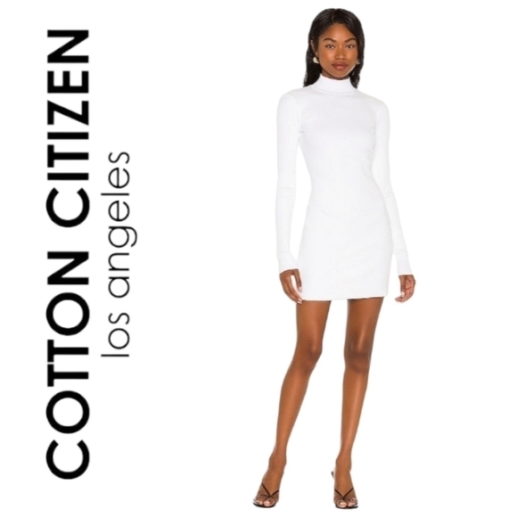 IBIZA 100% Cotton White Mini Dress - Picture 1 of 8